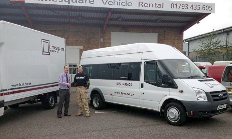 Limesquare to the rescue! Helping Mike Buss raise money for the Forces